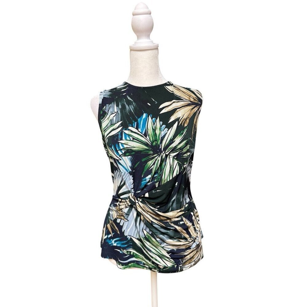DKNY Stretch Blouse Womens Medium Lightweight Career Casual Chic Top
